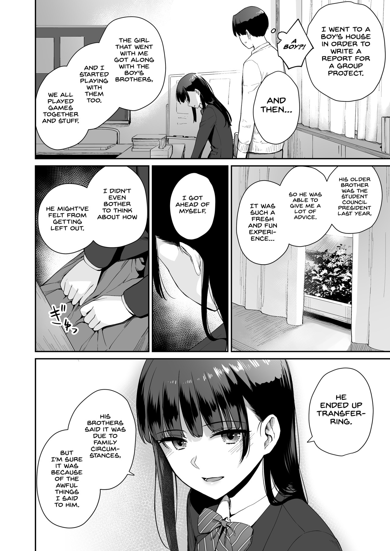 Hentai Manga Comic-A House Where Only I can't Have Sex-Read-35